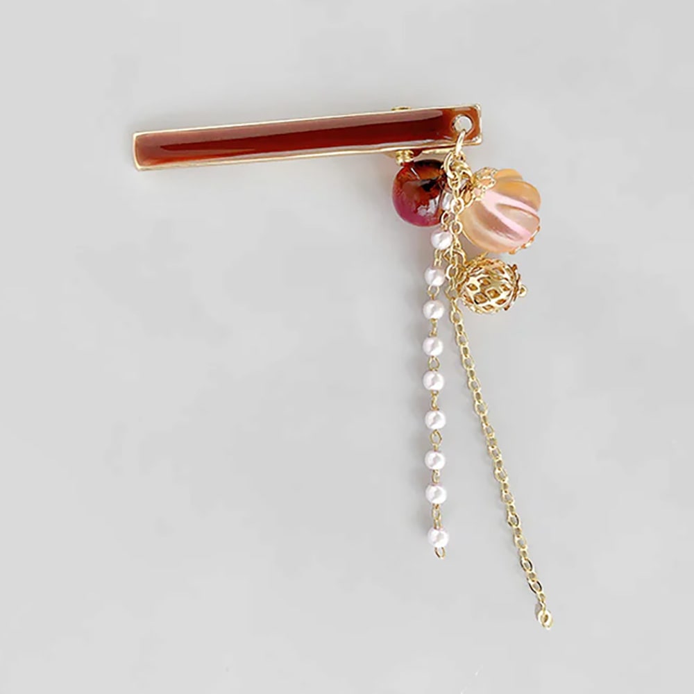 C-292) 和風ヘアクリップ | ビーズ・パーツなどのハンドメイド