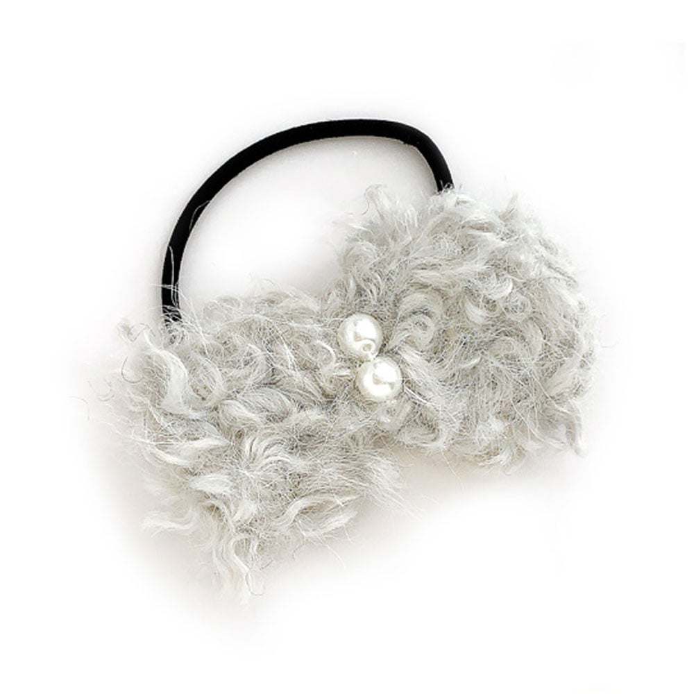 S-603) プードルファーリボンポニー | ビーズ・パーツなどの