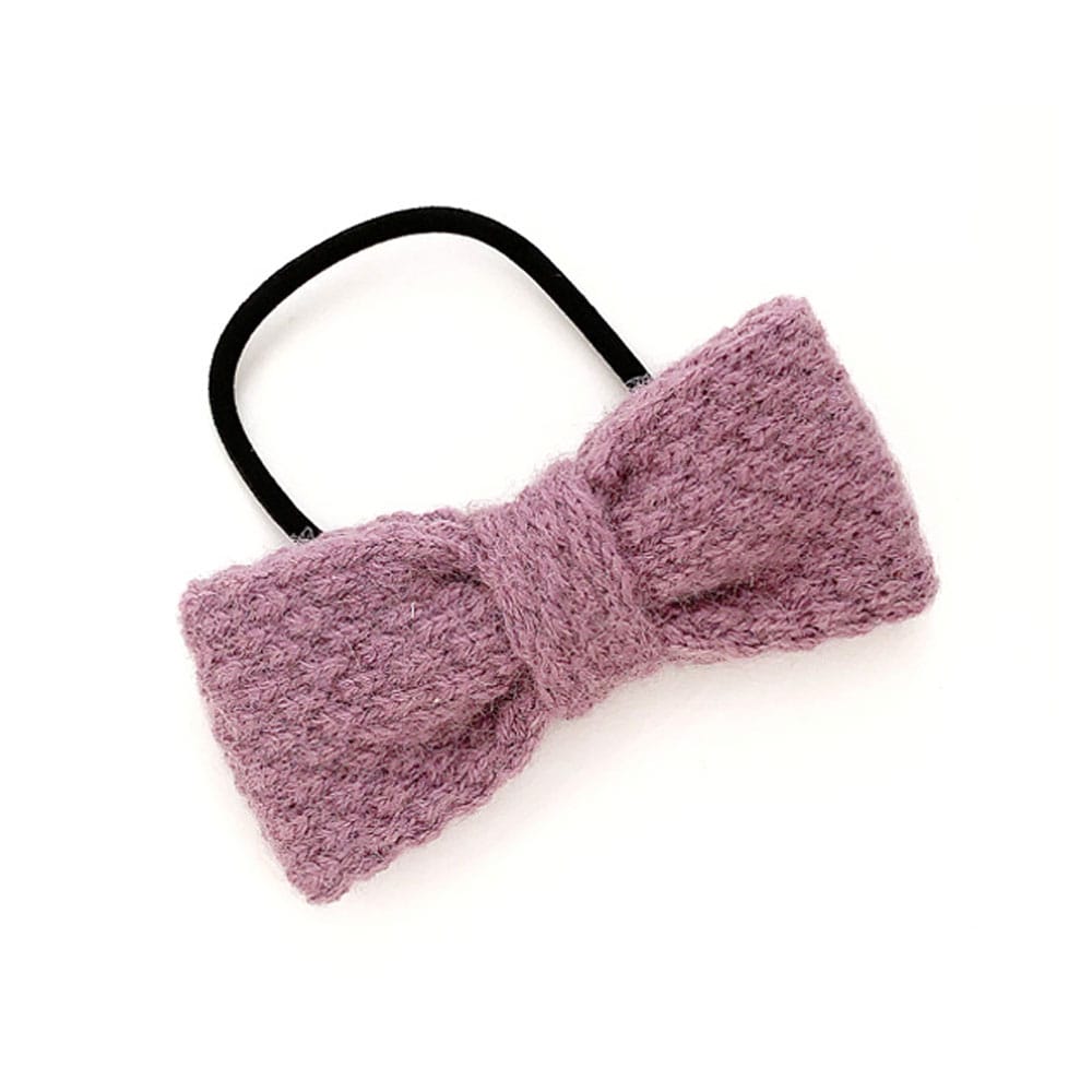 S-608) ニットリボンゴムポニー | ビーズ・パーツなどの