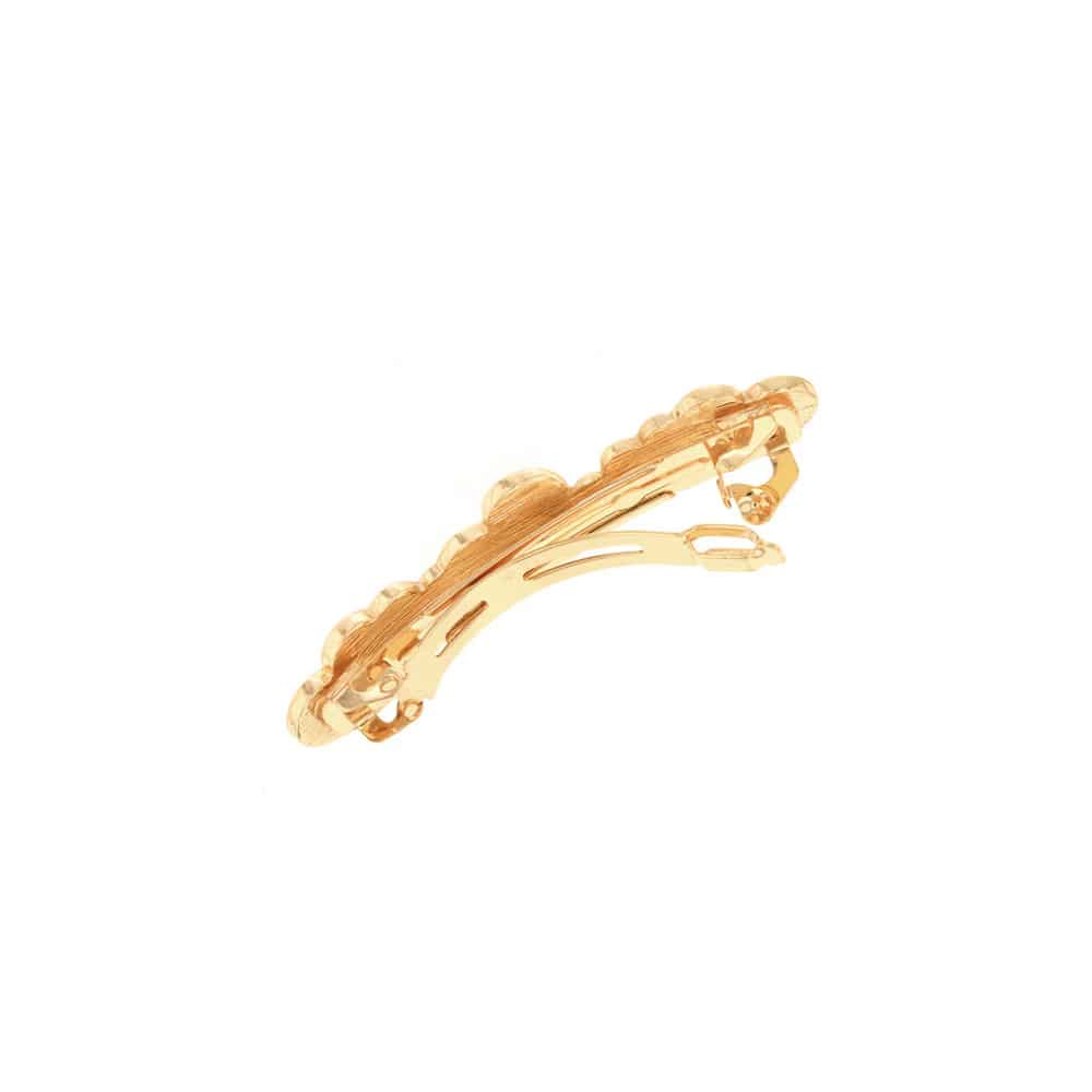 V-546) ハートモチーフバレッタ | ビーズ・パーツなどのハンドメイド