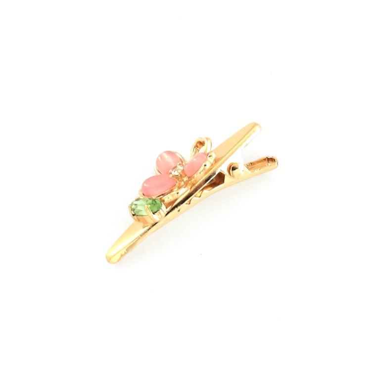 ☆ハンドメイドアクセサリー009☆クリップ C-409) 桜ミニクリップ | ビーズ・パーツなどのハンドメイドパーツ