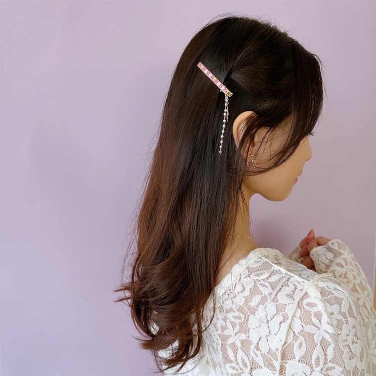 C-408) バタフライ×桜クリップ | ビーズ・パーツなどのハンドメイド
