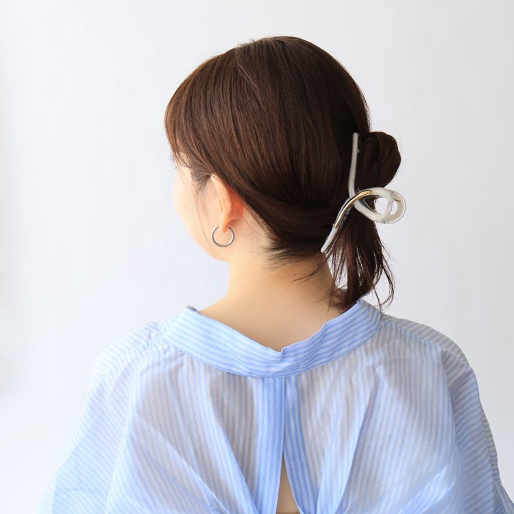 771【未開封￥19,800】Ｌ／店頭販売中の現行デザイン／リムドバンスクリップ V-731) ニュアンスラインクリアバンスクリップ | ビーズ・パーツなどの