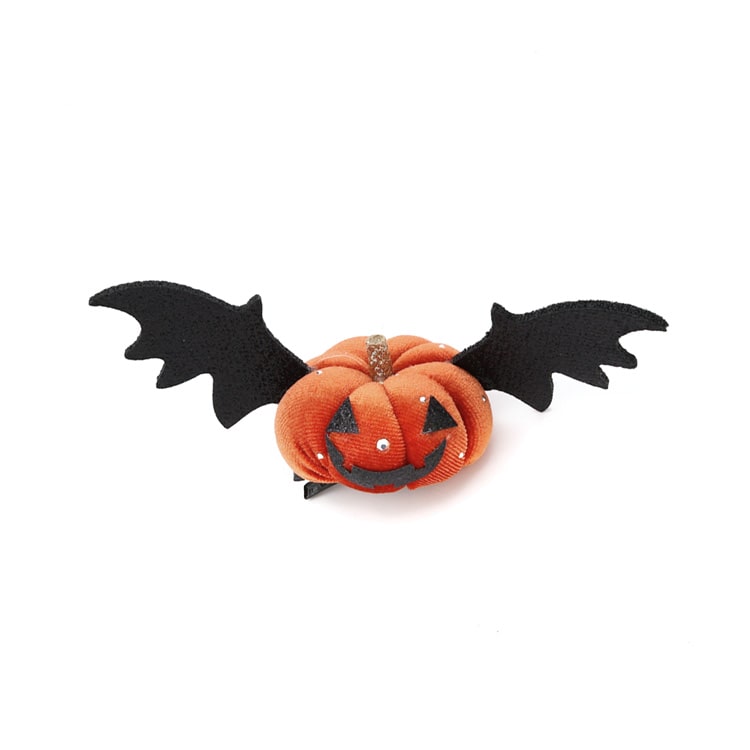 C-446) ハロウィンパンプキンクリップ | ビーズ・パーツなどの