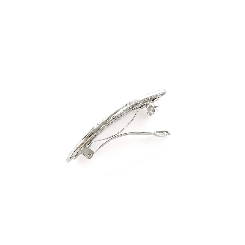 V-536) メタルザインバレッタ | ビーズ・パーツなどのハンドメイド