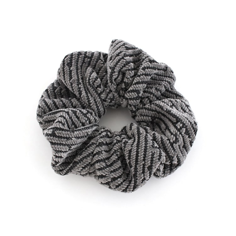 S-676) ストライプシュシュ | ビーズ・パーツなどのハンドメイド