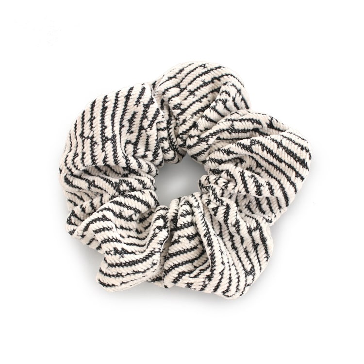 S-676) ストライプシュシュ | ビーズ・パーツなどのハンドメイド