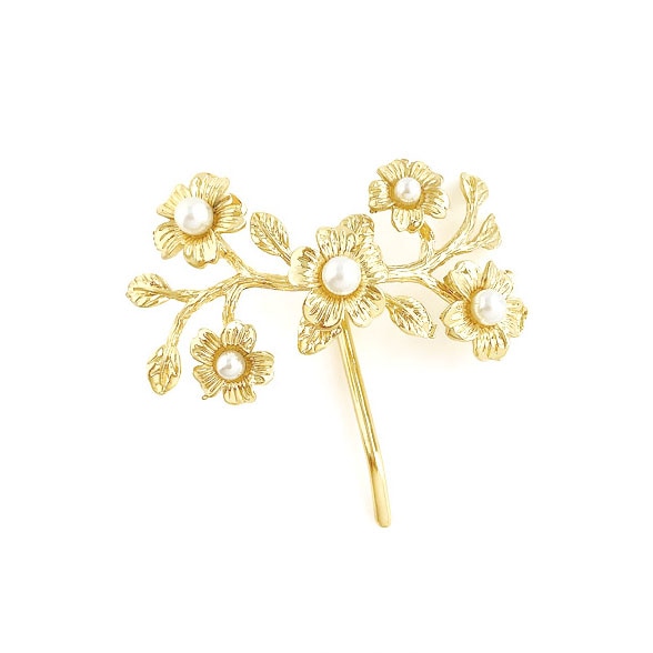 フラワーコーンポニーフック Flowering 透かし×メタル/ポニーフック : ZOZOTOWN Yahoo!店