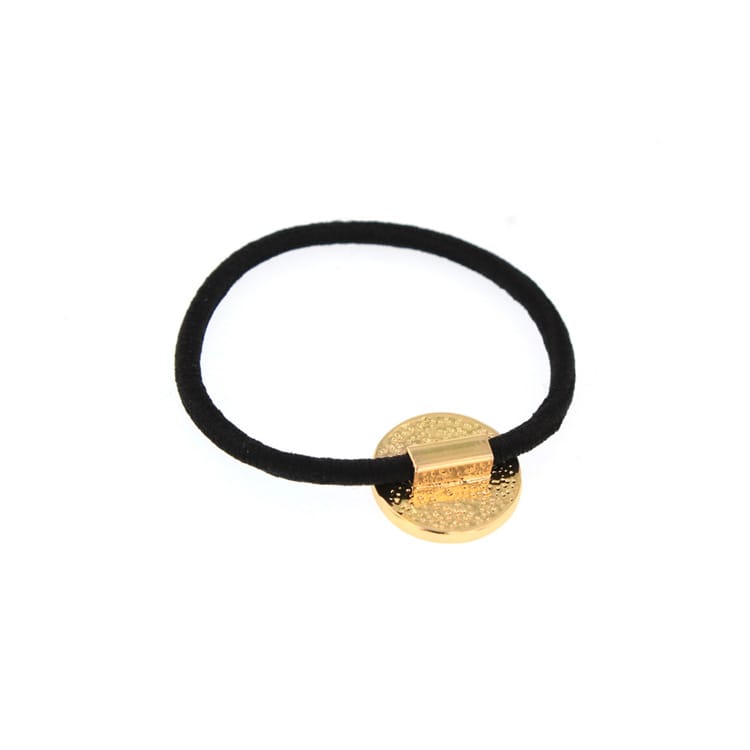 S-638) オレンジモチーフゴムポニー | ビーズ・パーツなどの