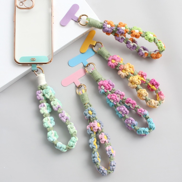 オーダー】メンカラストラップ カチューシャタオルホルダー マクラメ