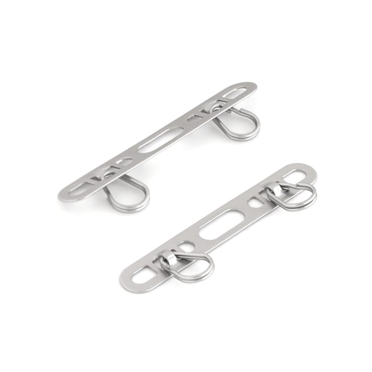 ストラップダブルホルダー / ステンレス | ビーズ・パーツなどの