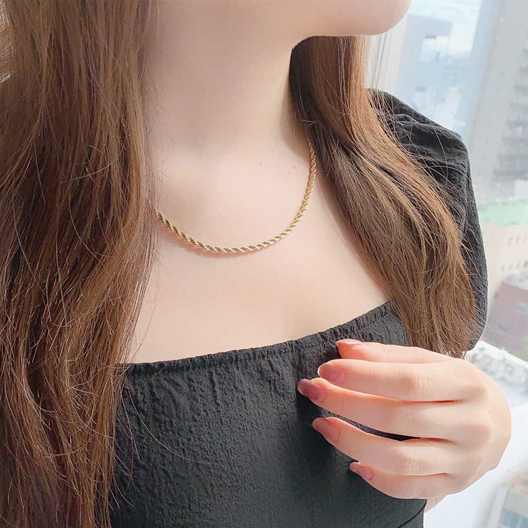 【SHAPES STUDIO】French Twist ロープチェーン ネックレス 楽天市場】☆メール便送料無料！☆SHAPES STUDIO（シェイプス