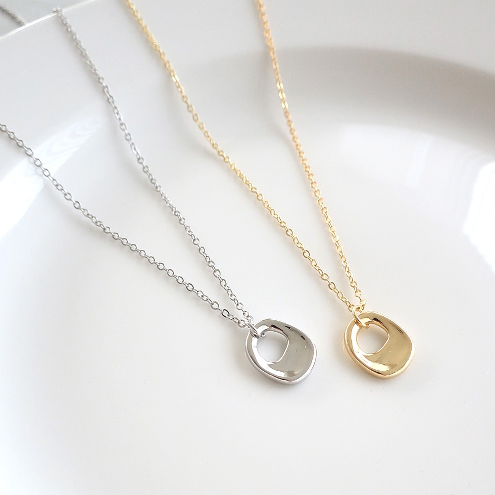 ネックレス N-297) ニュアンスチャームネックレス / ニッケルフリー | ビーズ