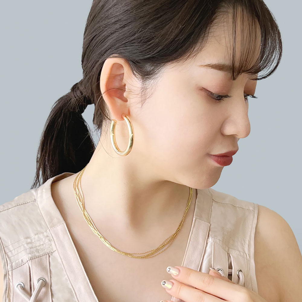N-325) チェーンネックレス / ニッケルフリー | ビーズ・パーツ