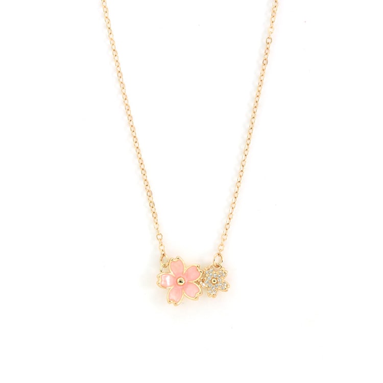 N-402) 桜ネックレス | ビーズ・パーツなどのハンドメイドパーツおよび