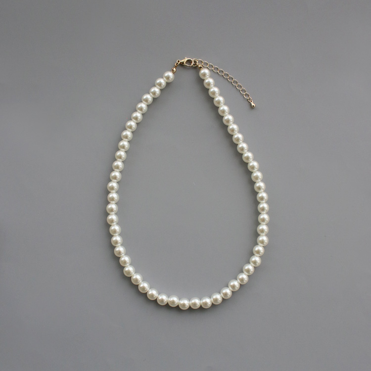 N-374) Pearl Necklace | A website selling handmade beads