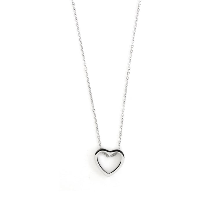 シンプルエレガント金属製ネックレス エレガントラインネックレス | 金属アレルギーに悩む女性向け