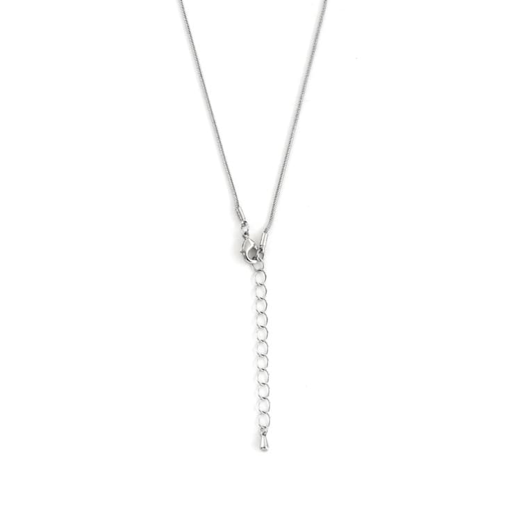 N-364) オープンハートネックレス | ビーズ・パーツなどのハンドメイド