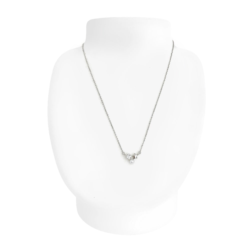 N-316) スターモチーフネックレス / キュービックジルコニア