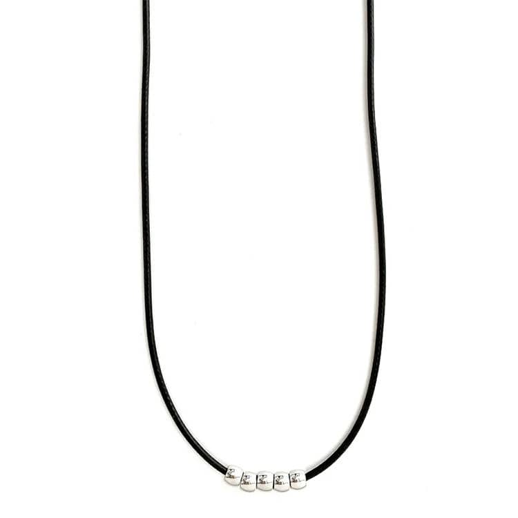 N-310) コードネックレス | ビーズ・パーツなどのハンドメイド