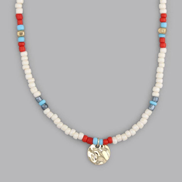ネックレス　フレンチビーズ ハンドメイド Eliou Ur Jewelry 別注】eliou パール×ビーズ ネックレス｜トゥモローランド 公式通販