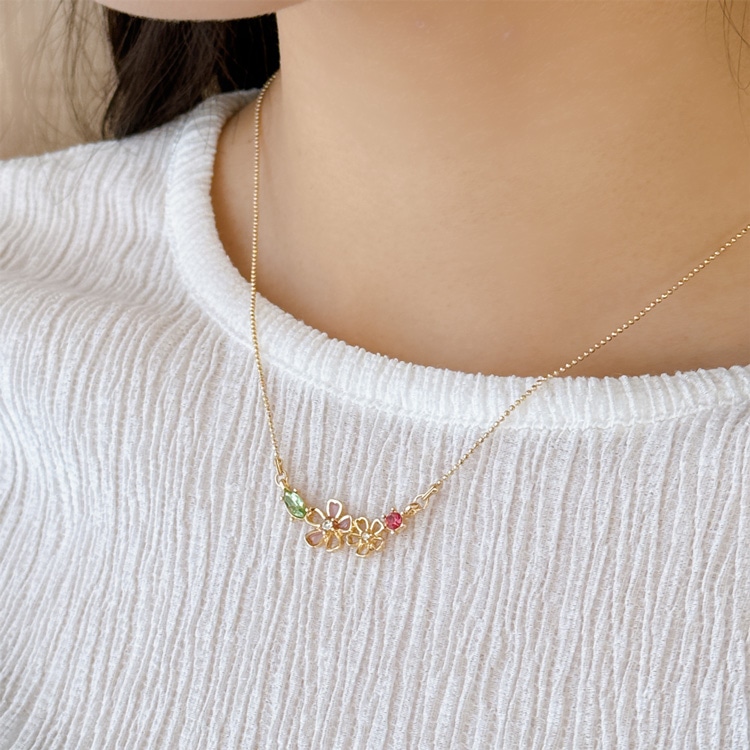 N-401) 桜ネックレス | ビーズ・パーツなどのハンドメイドパーツおよび
