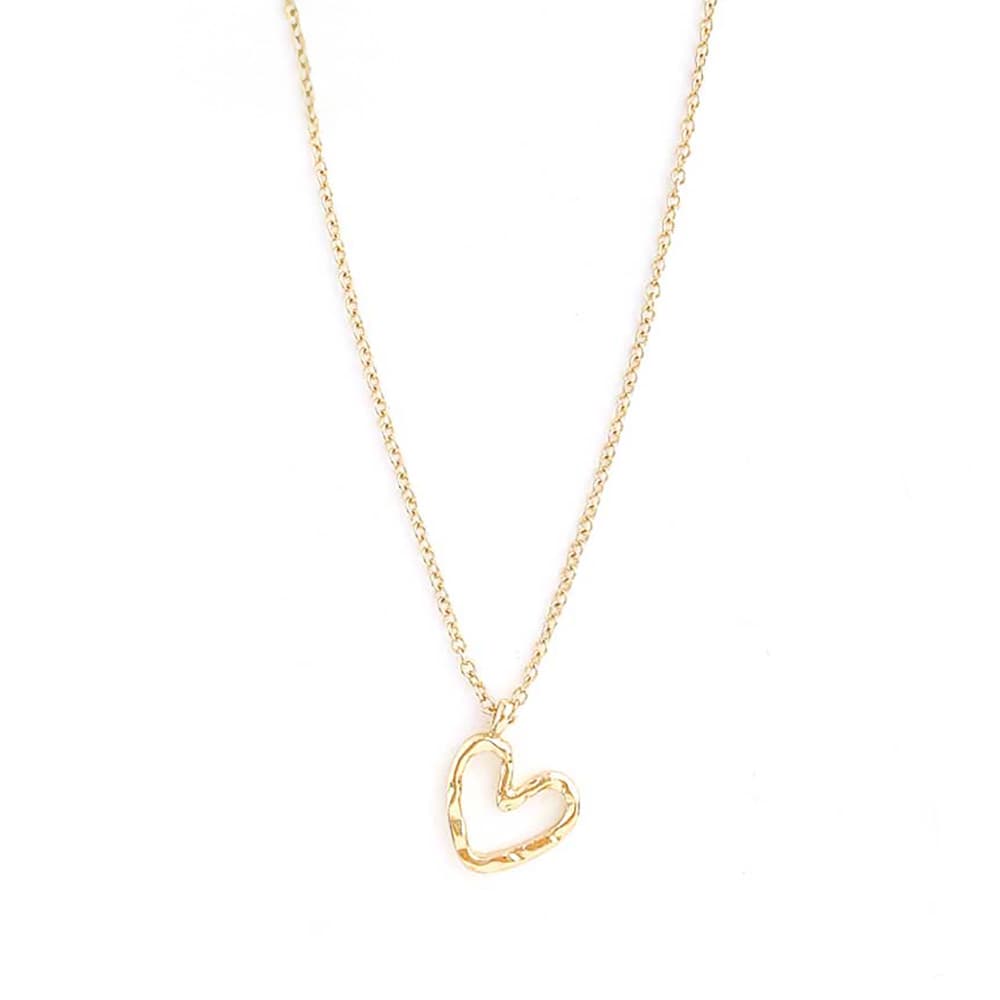 N-225) ニュアンスハートネックレス | ビーズ・パーツなどの