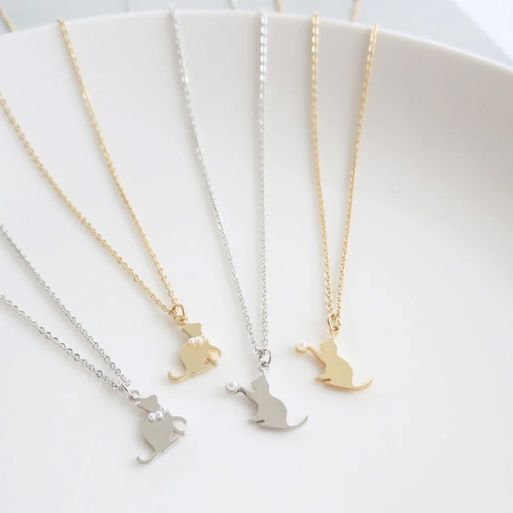 TSUTSUMI 猫モチーフ ネックレス その甘×辛のバランスが、モードな雰囲気をプラスしてくれます