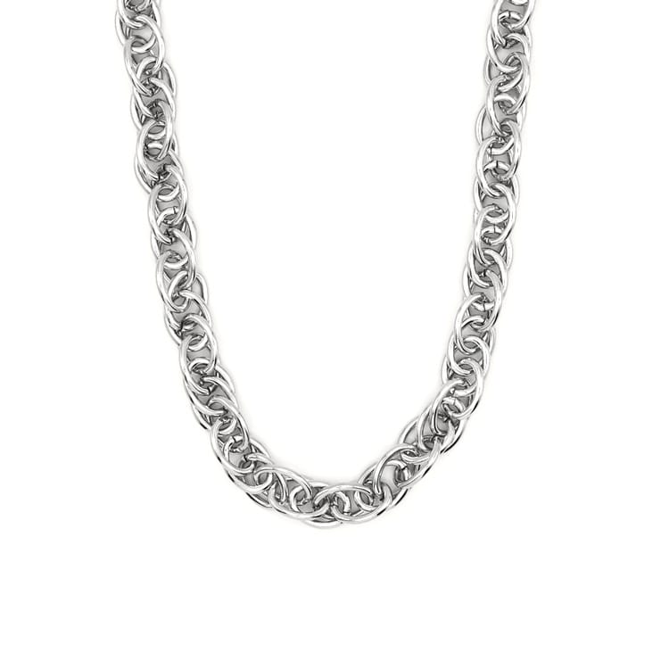 N-420) ボリュームチェーンネックレス | ビーズ・パーツなどの