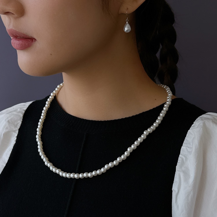 アクセサリー ビーズと人工パールのネックレスなどまとめ⑦ジャンク品 N-377) パールネックレス | ビーズ・パーツなどのハンドメイドパーツ