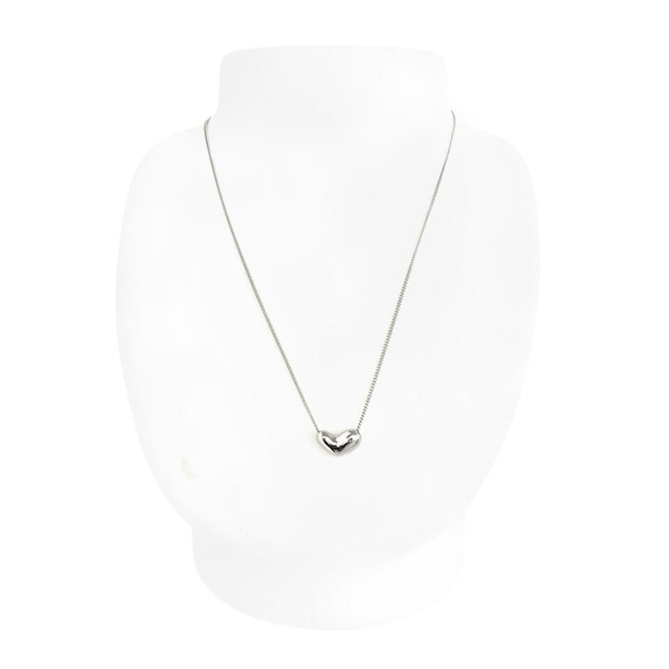 N-399) ハートネックレス | ビーズ・パーツなどのハンドメイドパーツ