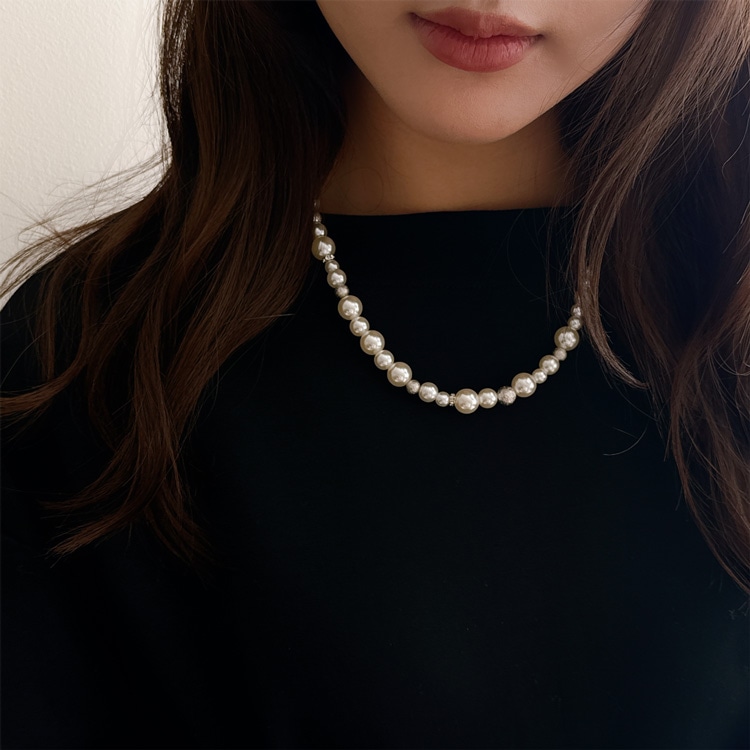 LIBeRté ハンドメイドネックレス Neo Pebbles 睡蓮シルバーネックレス | iichi 日々の暮らしを心地よくする
