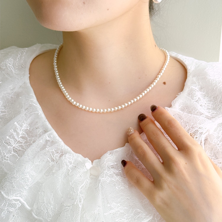 アクセサリー 人工パールとビーズのネックレスなどまとめ③ジャンク品 N-411) パールネックレス / ガラスパール | ビーズ・パーツなどの