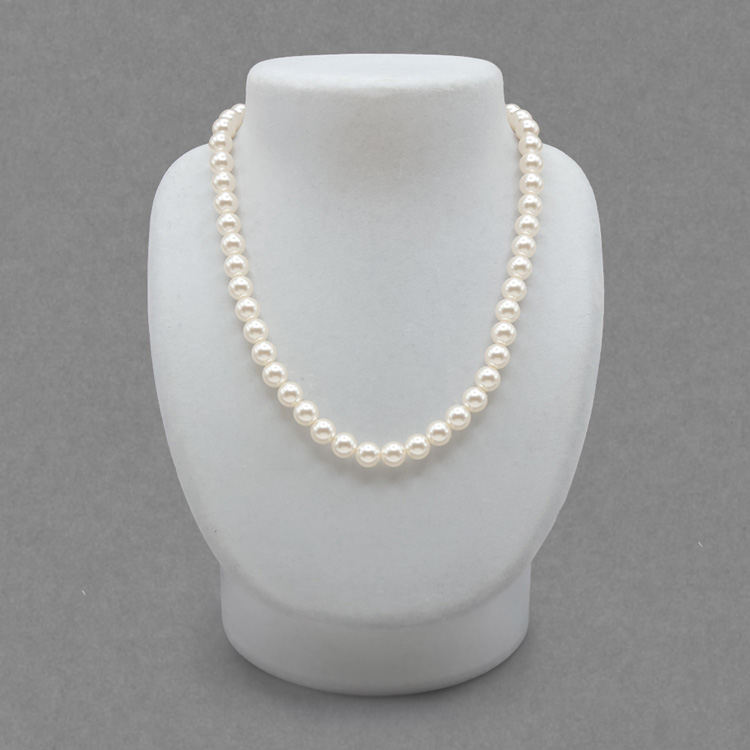 N-413) パールネックレス / ガラスパール | ビーズ・パーツなどの N-413) パールネックレス / ガラスパール | ビーズ・パーツなどの