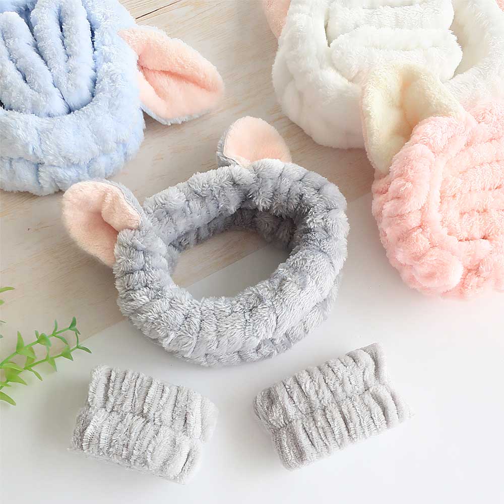 吸水ヘアバンド＆リストバンド / ネコ耳 | ビーズ・パーツなどの