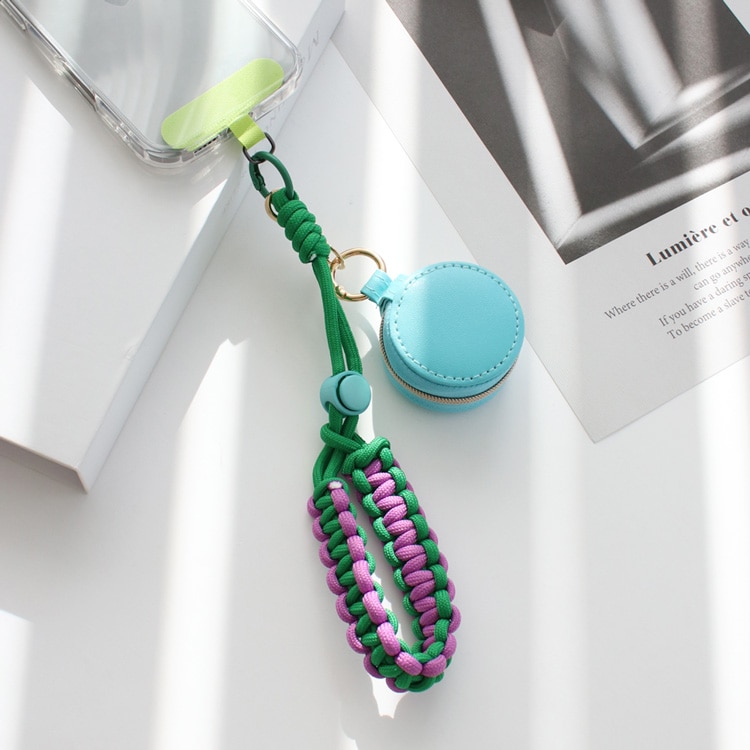 ミニラウンド型アクセサリーケース / キーホルダー付き | ビーズ