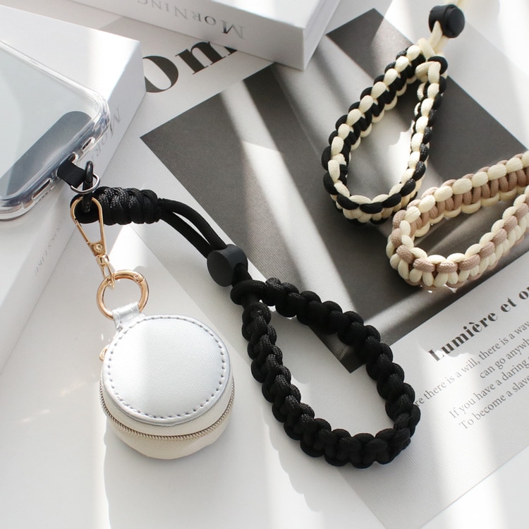 ミニラウンド型アクセサリーケース / キーホルダー付き | ビーズ