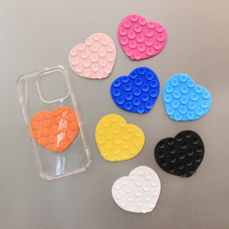 ハートスマホパッド / 2pcs | ビーズ・パーツなどのハンドメイドパーツ