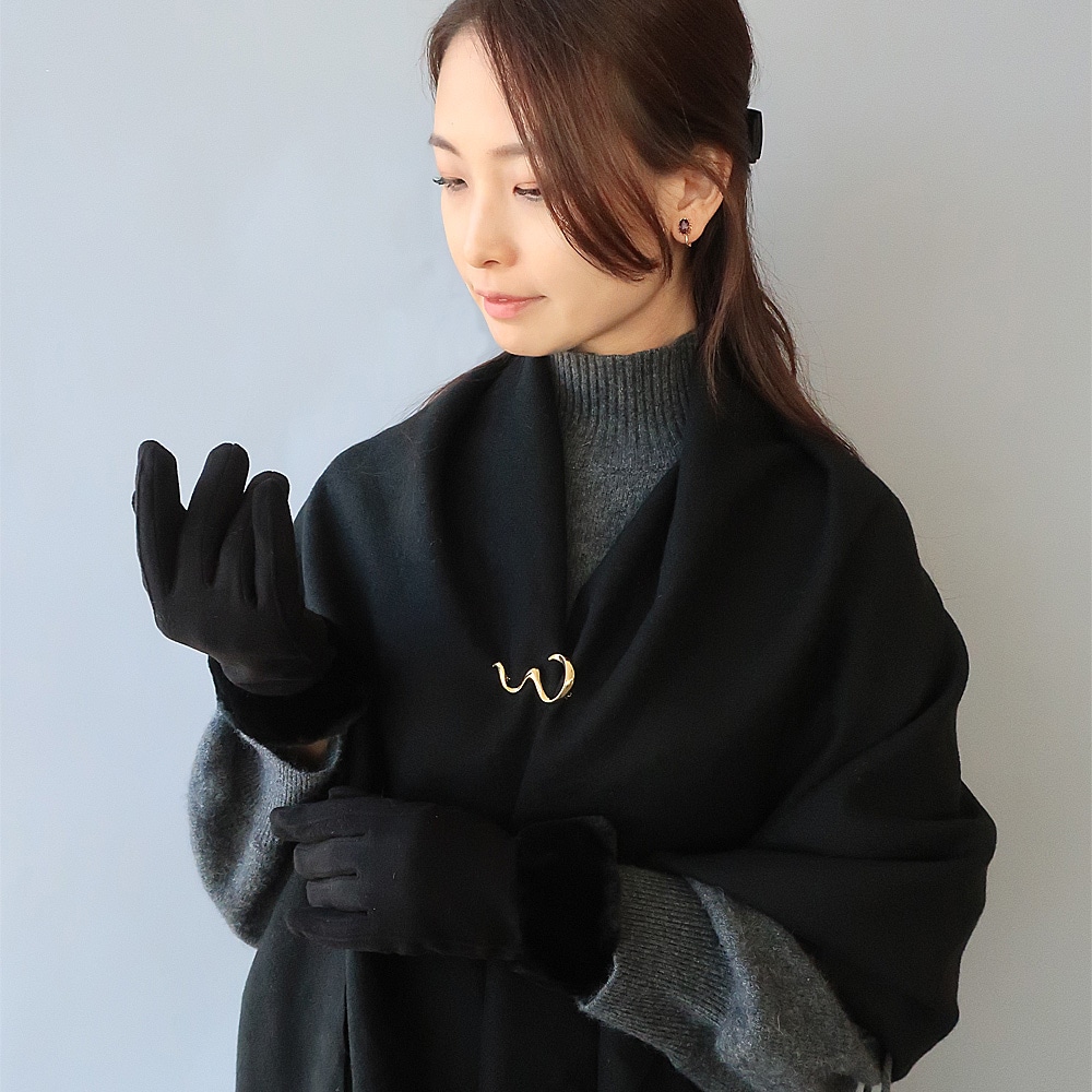 C-326) ニュアンスメタルブローチ | ビーズ・パーツなどのハンドメイド