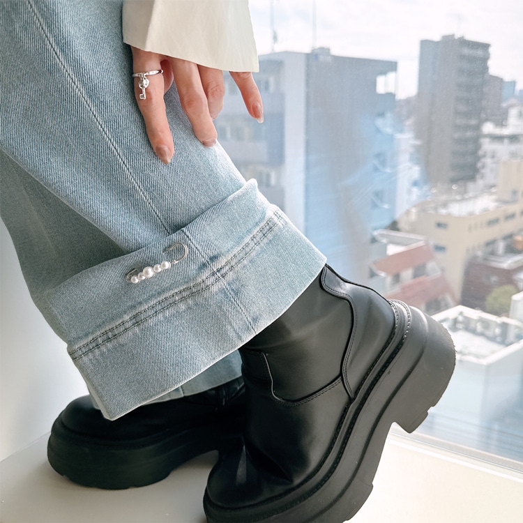 C-425) パールピンブローチ | ビーズ・パーツなどのハンドメイドパーツ