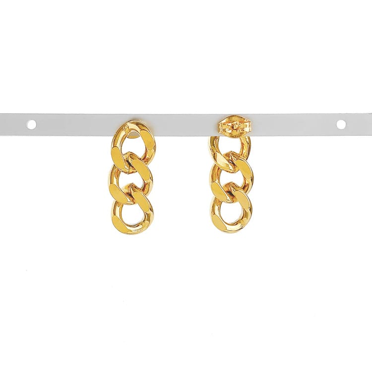 P-905) チェーンモチーフピアス / ステンレス | ビーズ・パーツなどの