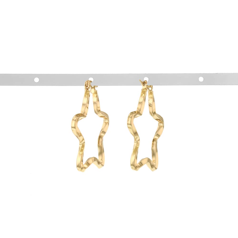 P-1061) スターモチーフピアス / ニッケルフリー | ビーズ・パーツなど