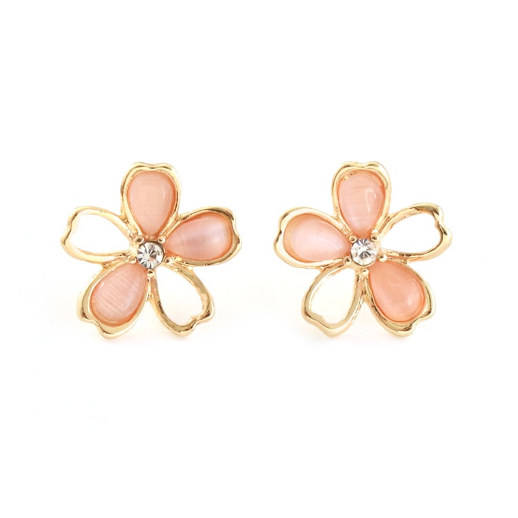 P-1196) 桜チタンピアス | ビーズ・パーツなどのハンドメイドパーツ