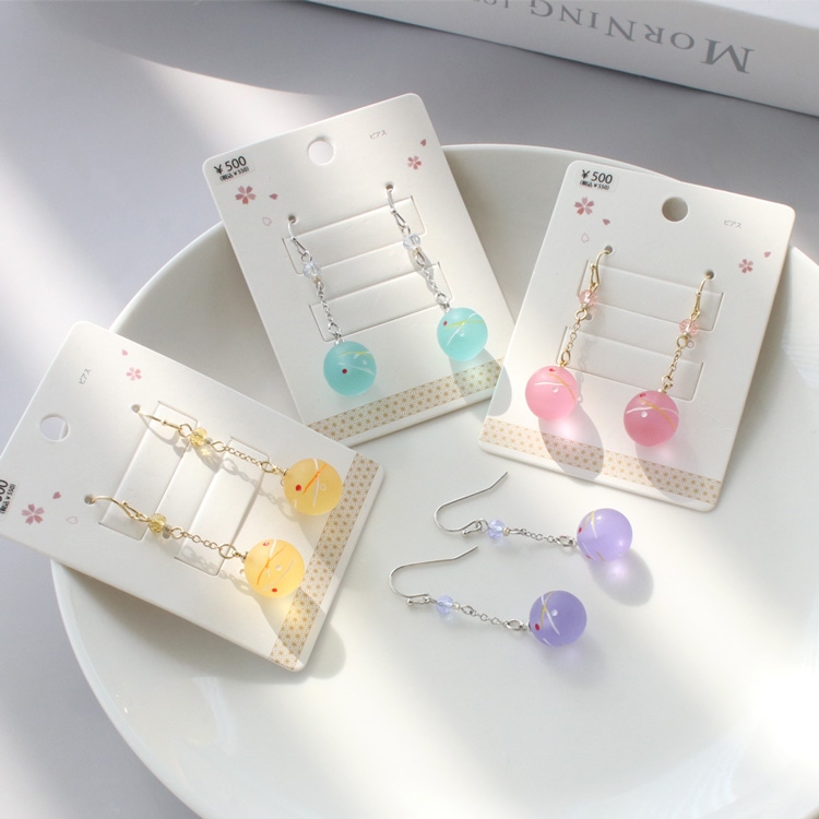 P-1138) ヨーヨーフックピアス | ビーズ・パーツなどのハンドメイド