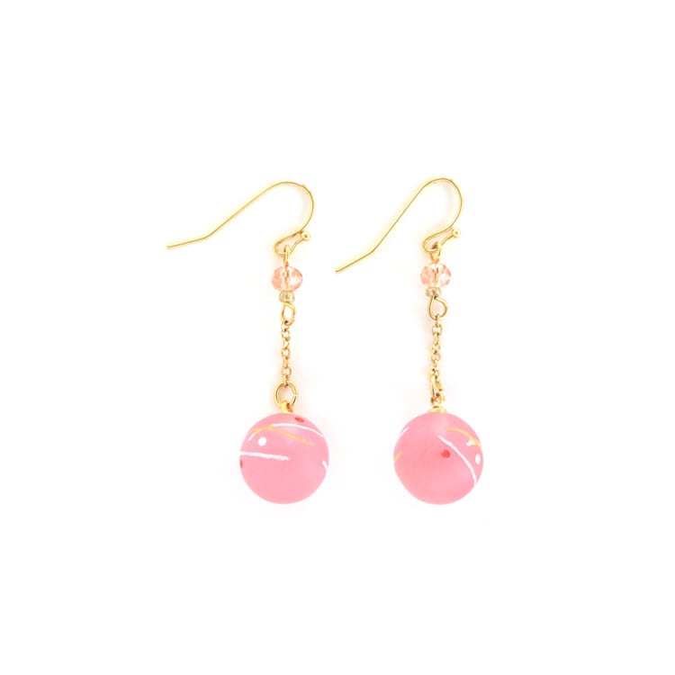 P-1138) ヨーヨーフックピアス | ビーズ・パーツなどのハンドメイド