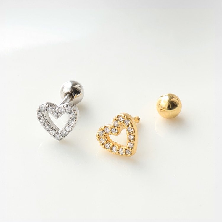 P-1247) バタフライボディピアス / 16G | ビーズ・パーツなどの