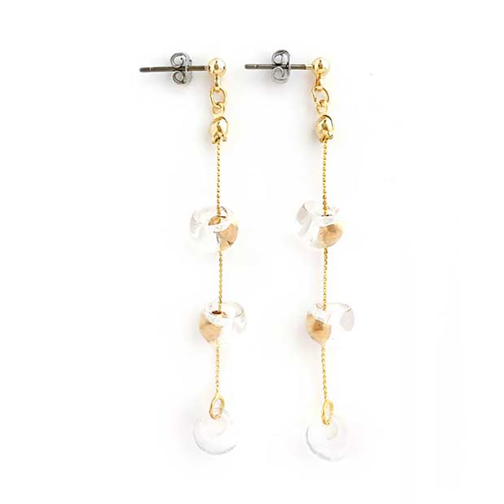 宝石風クリアピアス | AND ON JIONE STORE（アンドオン）ジオン
