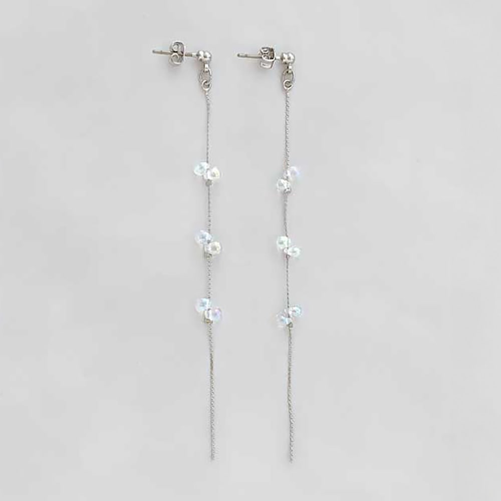 P-838) ドロップビーズチタンピアス | ビーズ・パーツなどの