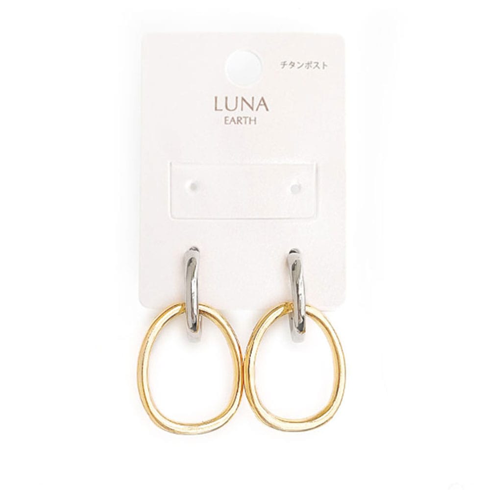 P-941) フープデザインチタンピアス | ビーズ・パーツなどの