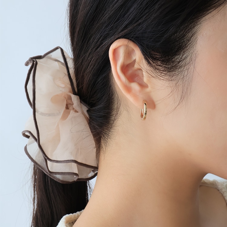 P-1229) フープピアス / ステンレス | ビーズ・パーツなどの